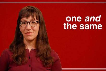 emily brewster and one and the same text graphic